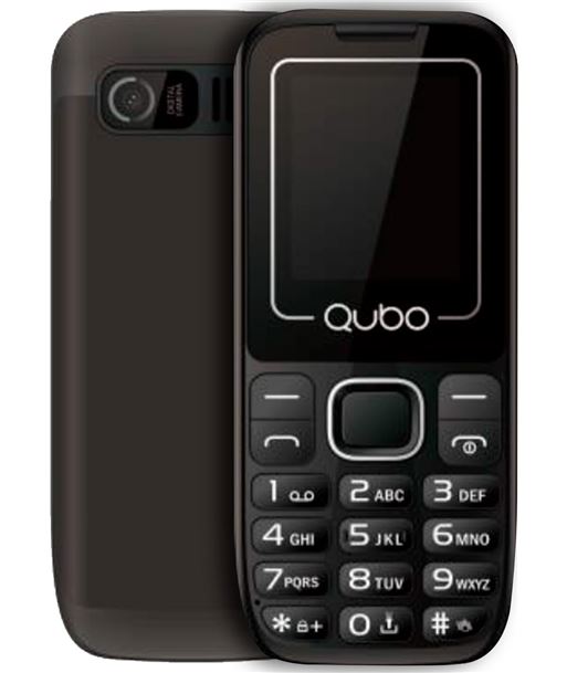 Qubo P-180BK Teléfono móvil básico 1,8 negro